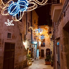 Le luminarie a Polignano