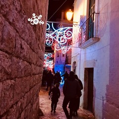 Le luminarie a Polignano