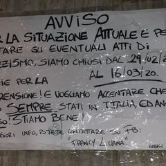 negozio cinese chiuso triggiano