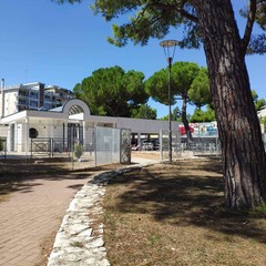 Il bar del parco aperto