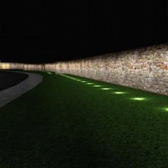 rendering illuminazione fortino muraglia
