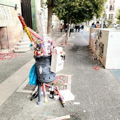 rifiuti piazza battisti