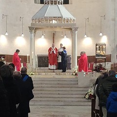 La messa per Santa Barbara in cattedrale