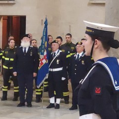 La messa per Santa Barbara in cattedrale