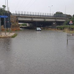 gli allagamenti in città