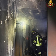 Incendio in un appartamento a Capurso: intervenuti i Vigili del Fuoco di Bari