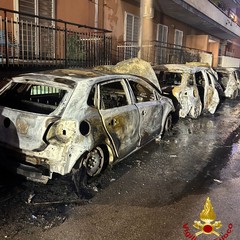 Incendio a Valenzano