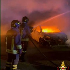 l'Intervento dei Vigili del Fuoco a Bitritto