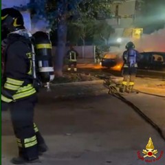 l'Intervento dei Vigili del Fuoco a Bitritto