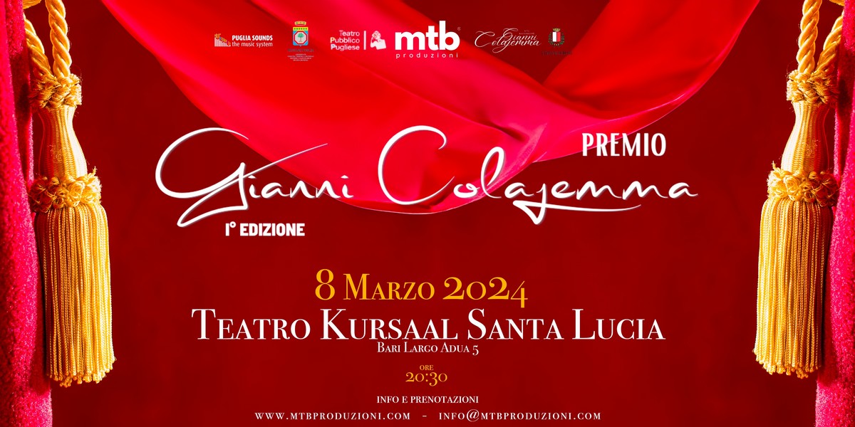 Loc Premio Gianni Colajemma Kursaal Santa Lucia Bari marzo