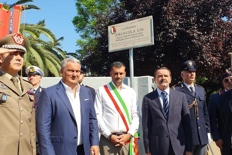 inaugurazione giardino emanuela loi