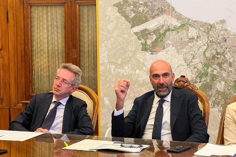 Leccese e Manfredi. <span>Foto Comune di Bari </span>
