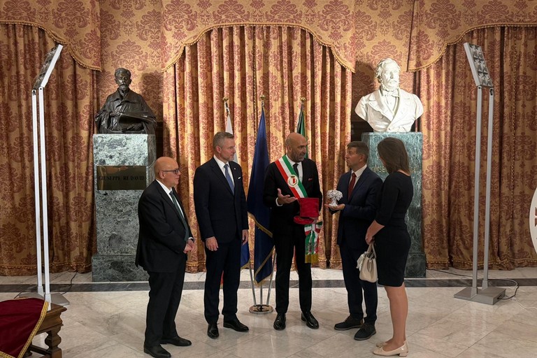 Il Presidente della Repubblica Slovacca in visita a Bari
