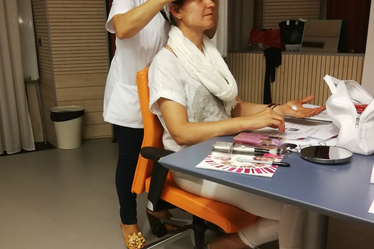 Un momento del laboratorio
