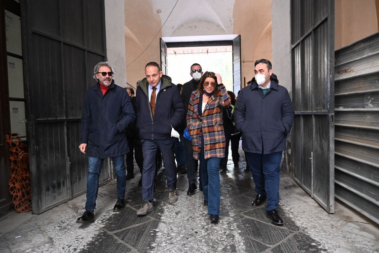 questa mattina sopralluogo congiunto della seconda e quarta commissione consiliare nella ex Manifattura Tabacchi