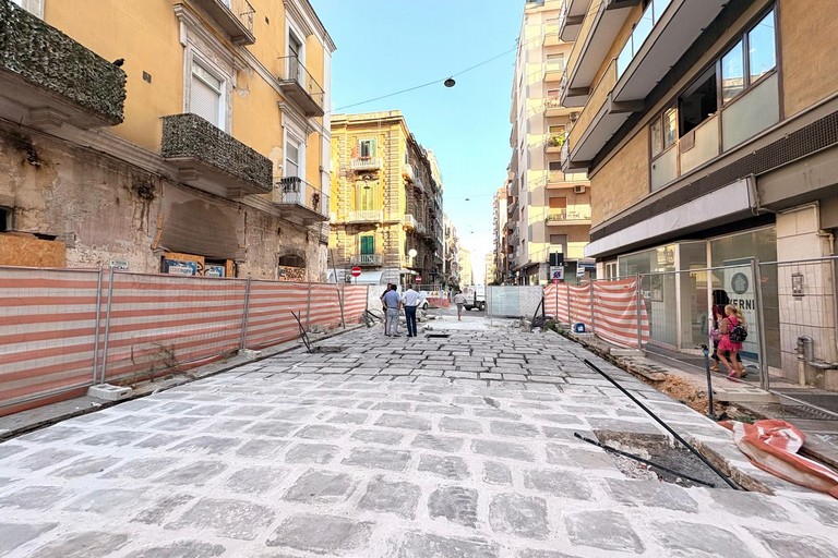 Riqualificazione via Manzoni. <span>Foto Comune di Bari </span>