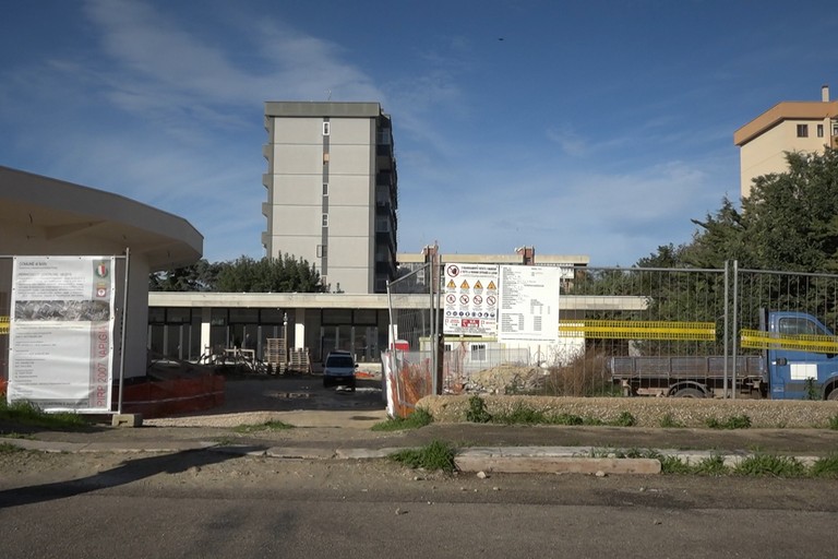 Lavori centro civico e l'auditorium a Japigia