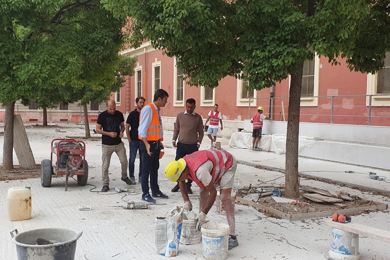 cantiere piazza redentore