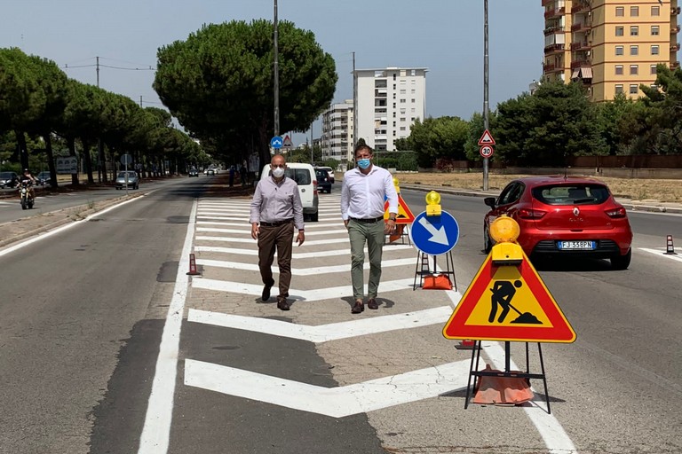 riqualificazione di via Caldarola sopralluogo Galasso Leonetti