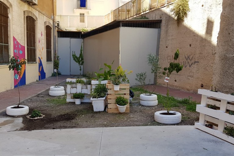 il nuovo cortile della scuola san nicola