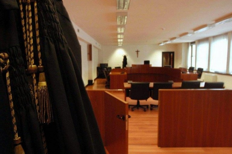 Un'aula del Tribunale