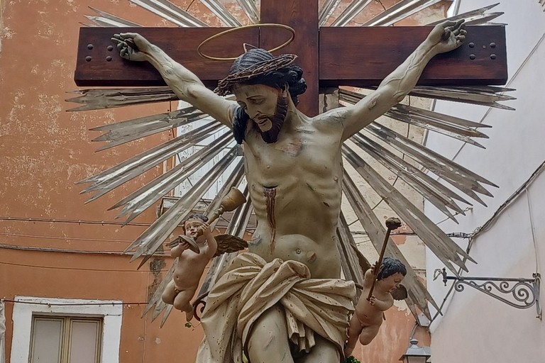 Misteri di San Gregorio - Il Calvario. <span>Foto Gianluca Battista</span>