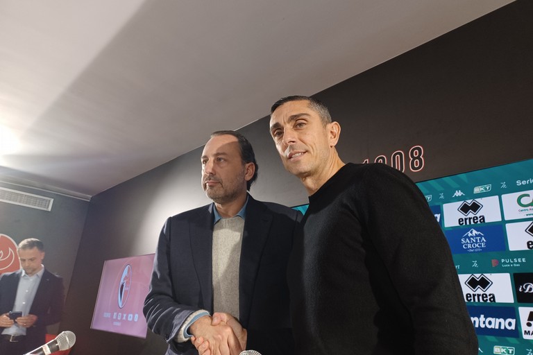 Longo e De Laurentiis. <span>Foto Gianluca Battista</span>