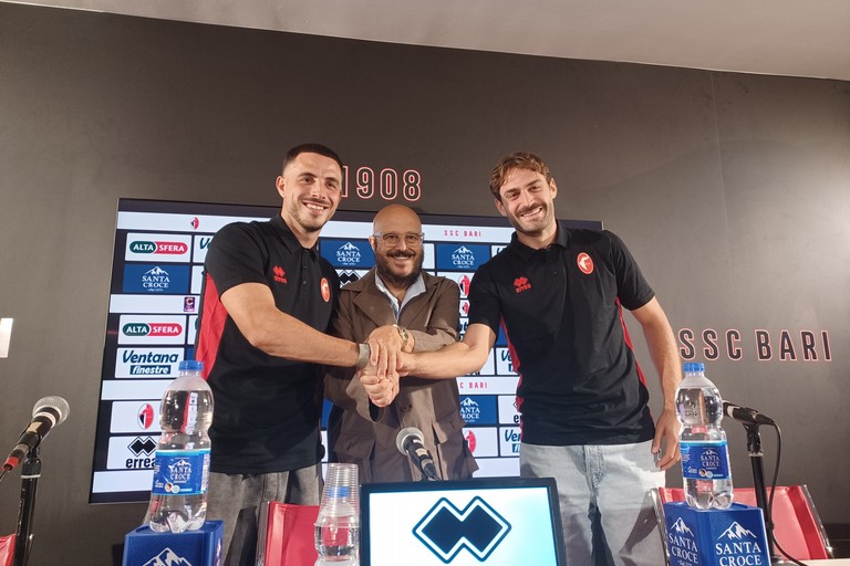 Butic,Gomez e Marino. <span>Foto Gianluca Battista</span>