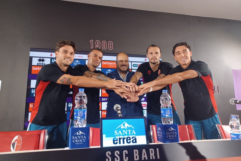 Bianchi, Della Morte, Marino, Mogos e Mendicino. <span>Foto Gianluca Battista</span>