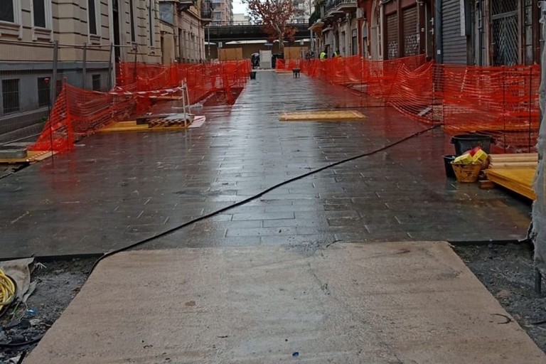 Riqualificazione via Manzoni. <span>Foto Comune di Bari </span>