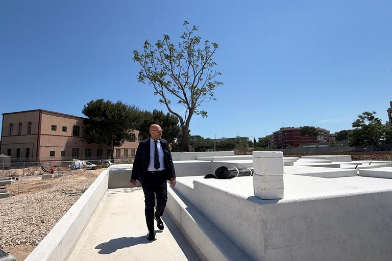 sopralluogo sindaco Parco della rinascita