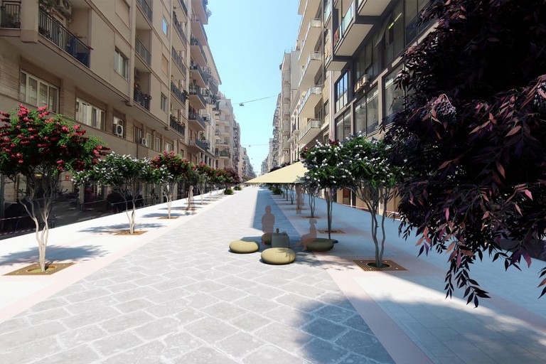 Il render della riqualificazione