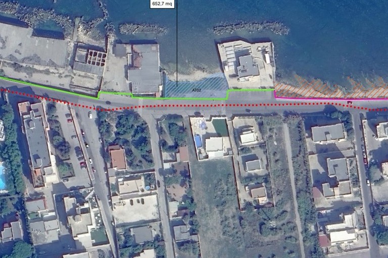 L'area interessata dalla concessione