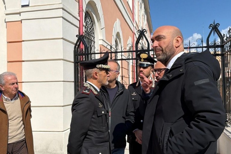 Leccese e Trombetti - sopralluogo. <span>Foto Comune di Bari </span>