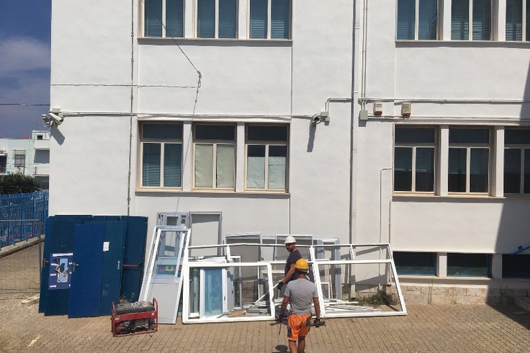 al via i lavori per costruzione palestra scuola Levi Montalcini a Torre a Mare