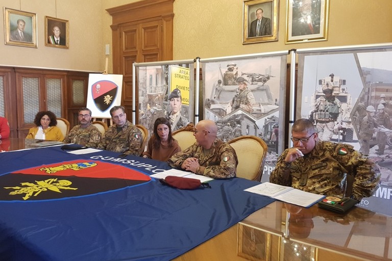 presentata lesercitazione Atlante Auriga dellesercito conf stampa