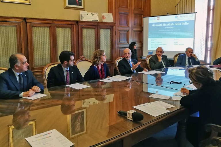 un momento della conferenza stampa