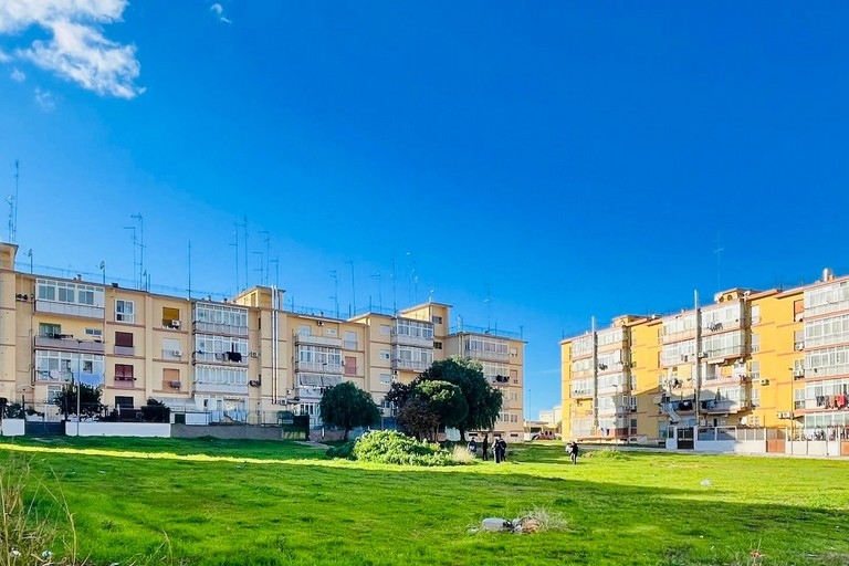 Area nuovo playoground al San Paolo