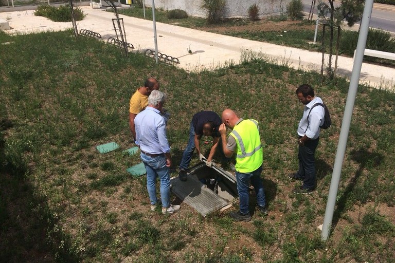 allagamenti nel sottopassaggio Torre Quetta sopralluogo dellass Galasso
