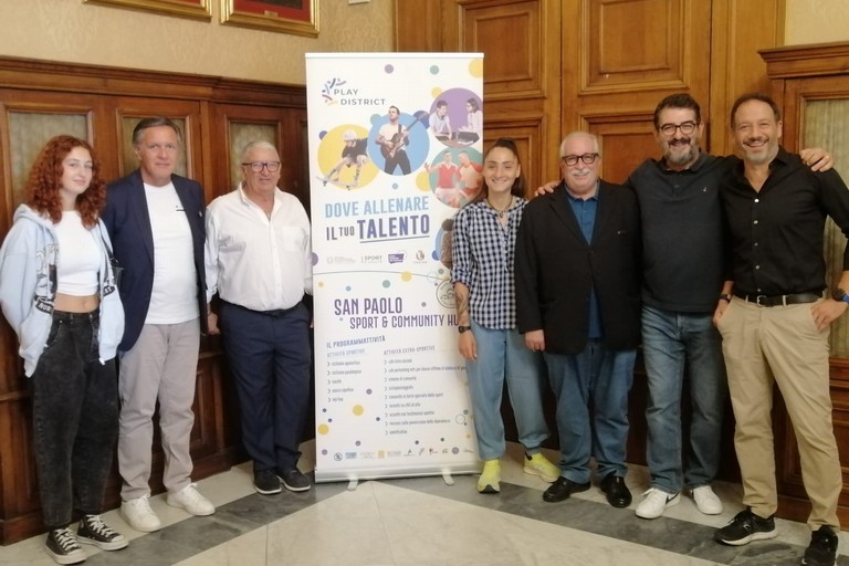 San Paolo Sport Community Hub presentato a Palazzo di Citta il progetto di aggregazione giovanile finanziato da Sport e Salute