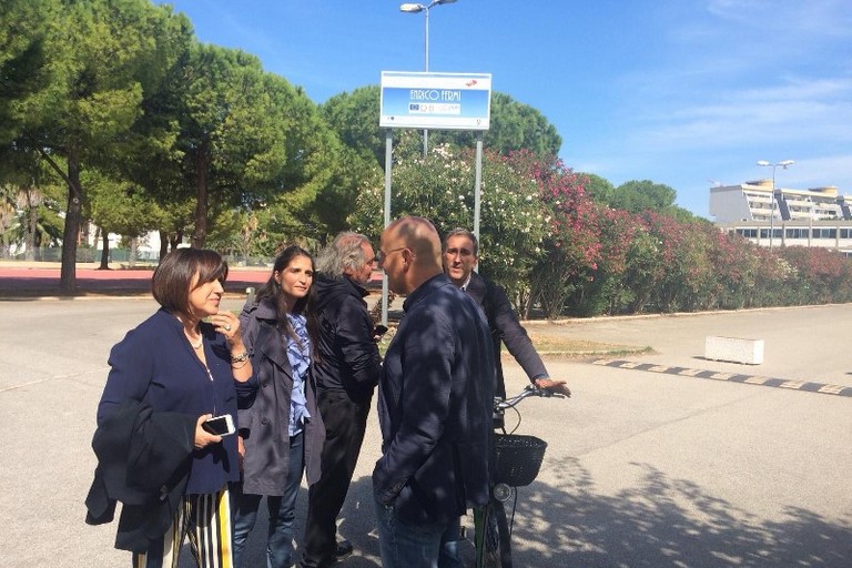 Il sopralluogo di Galasso per la fattibilità