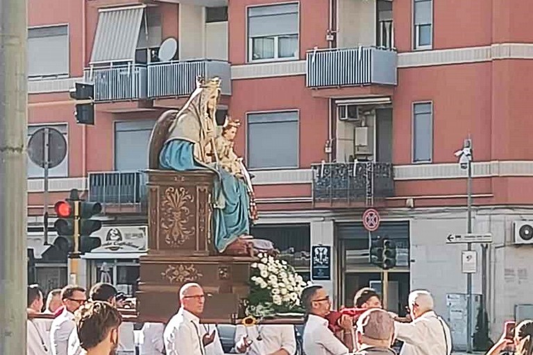 L'effigie della Madonna del Carmelo. <span>Foto Rosanna Luise</span>