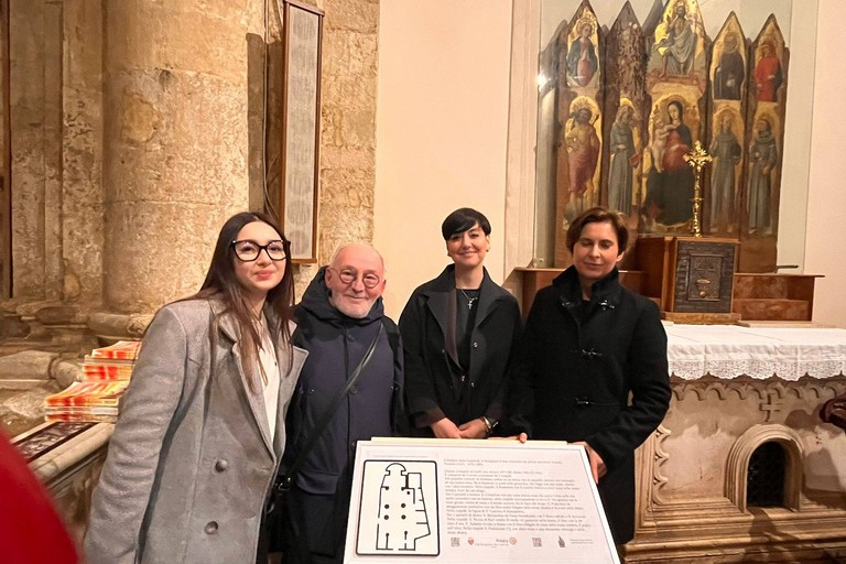 Tavola esplicativa dipinto Rutigliano. <span>Foto Città Metropolitana di Bari </span>