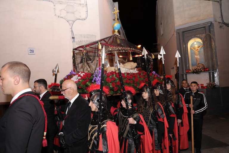 Processione Misteri a Carbonara - Cristo morto