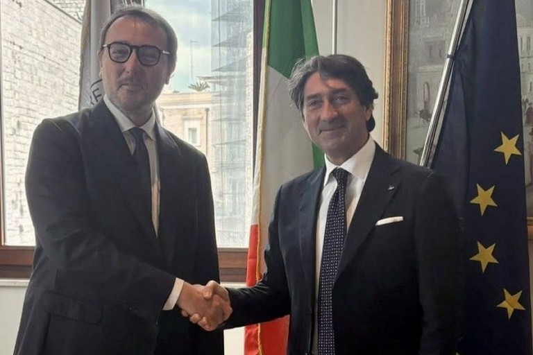 Accordo Fincantieri - Autorità Portuale. <span>Foto Autorità di Sistema Portuale Adriatico Meridionale</span>