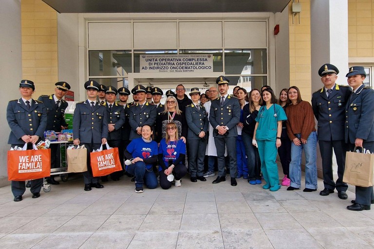 Fanfara della Legione Allievi al Policlinico