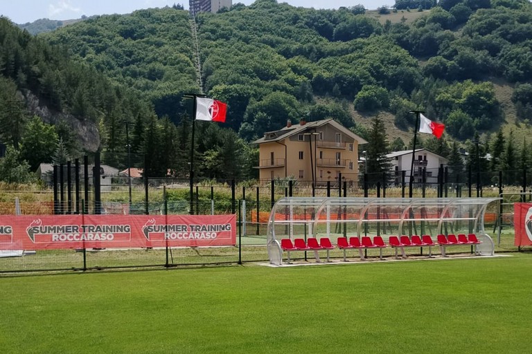 Campo sportivo Roccaraso - ritiro. <span>Foto SSC Bari </span>