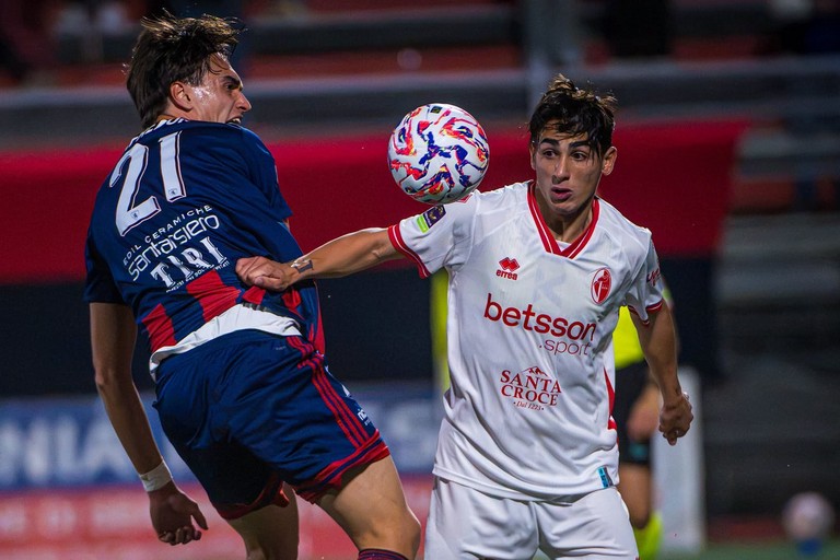 Mattia Esposito in azione. <span>Foto SSC Bari </span>