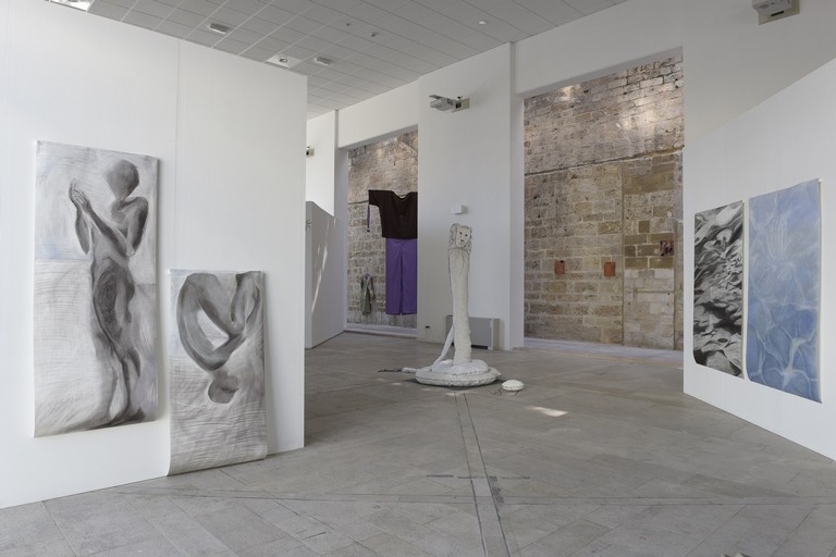 Una delle opere in mostra