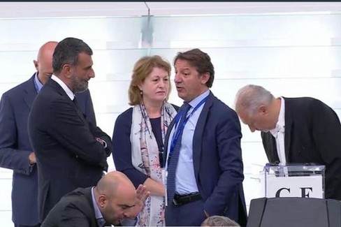 Antonio Decaro al Parlamento europeo fonte Profilo Facebook di Decaro. <span>Foto Profilo Facebook Antonio Decaro</span>